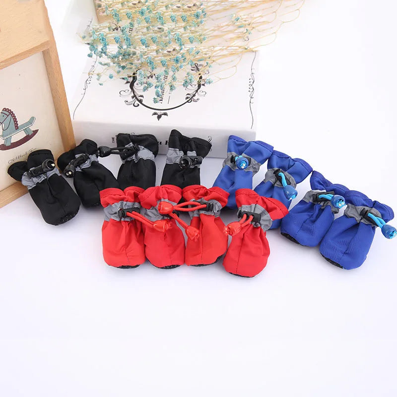 1PC Waterproof Soft Sole Rain Shoes Dog Foot Covers Ideal for Small to Medium Dogs Anti-Slip Protection for Paws